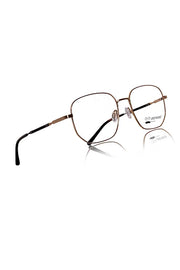Jodykoes Luxury Pure Titanium Metal Spectacle Eyeglasses | New Shape Square Metal Eyewear Frame (Matte Gold)