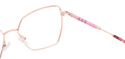 Jodykoes Premium Cat-Eye Metal Frame For Women (Rose Gold)