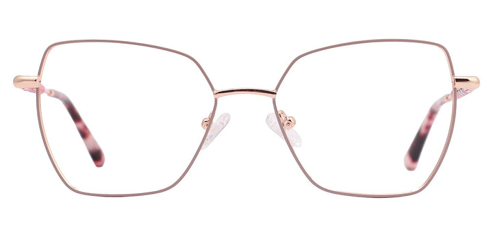 Jodykoes Premium Cat-Eye Metal Frame For Women (Rose Gold)
