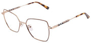 Jodykoes Premium Cat-Eye Metal Frame For Women (Brown and Gold)