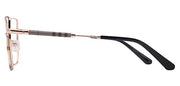 Jodykoes Premium Cat-Eye Metal Frame For Women (Black and Gold)