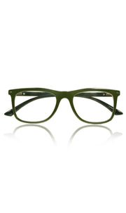 Jodykoes® Colour Frame Series Eyewears | Blue Rays Protection Wayfare Stylish Spectacles With Anti Glare Eyeglasses For Men and Women Eyewears (Leaf Green)