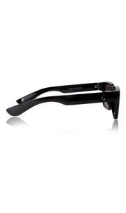 Jodykoes® Premium Series Rectangle UV Protection Sunglasses | Fashionable Sun Shades Comfortable Eyewear Eyeglasses for Men and Women (Black)