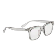 Jodykoes Square Transparent Type Look Stylish Frame (Grey Transparent)