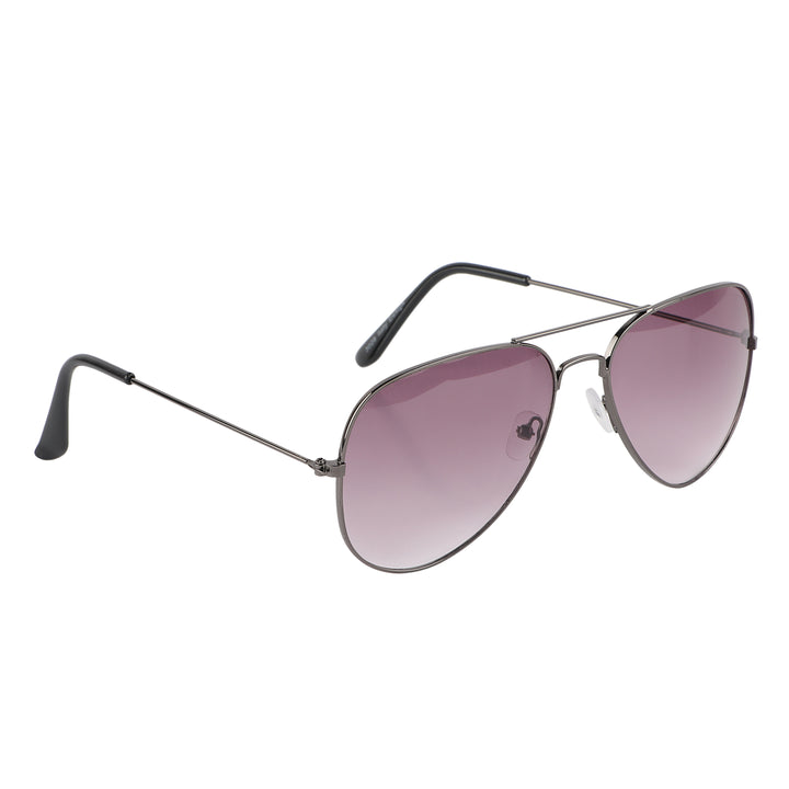 Jodykoes Aviator UV Protection Sunglass (Grey and Purple)