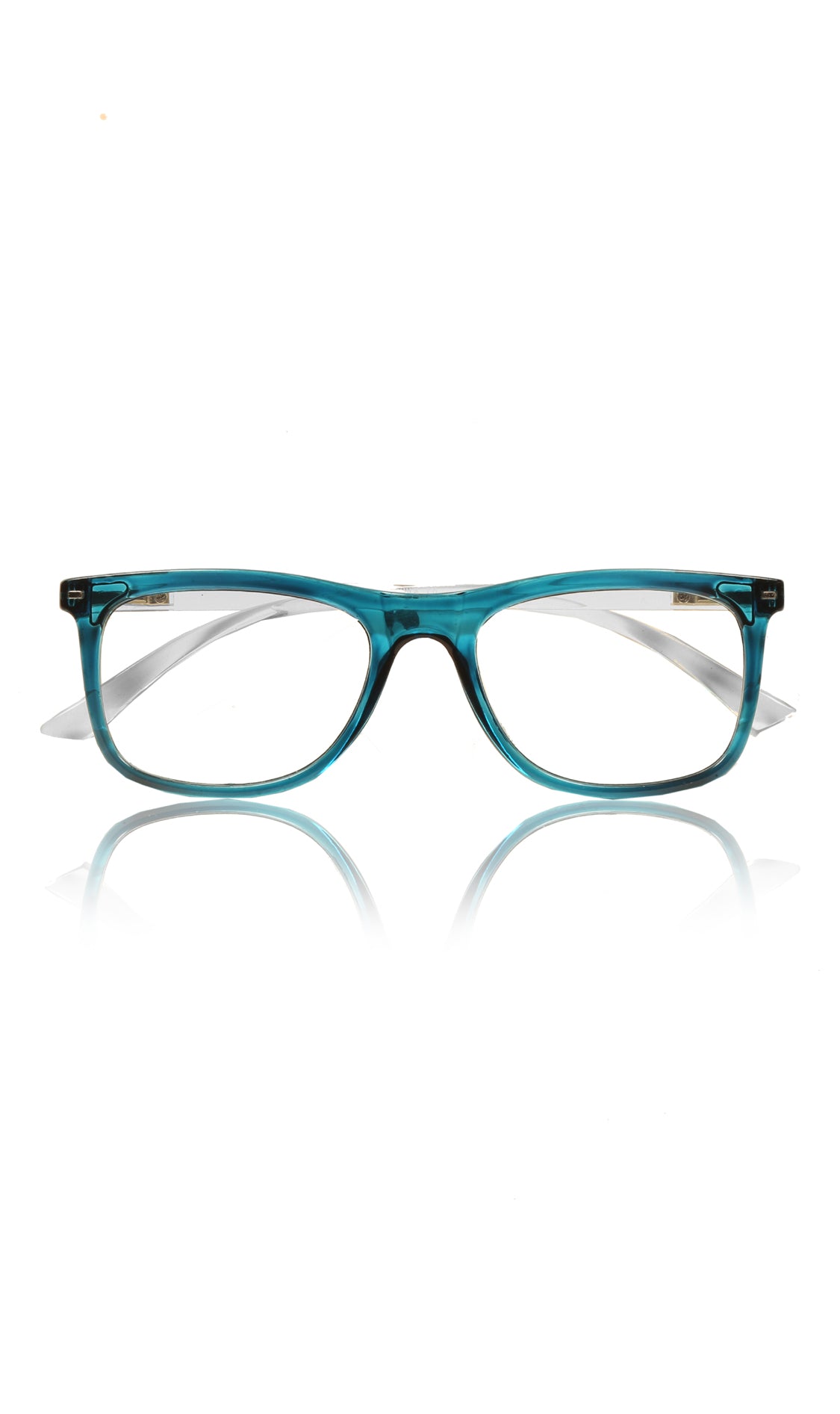 Jodykoes® Colour Frame Series Eyewears | Blue Rays Protection Warfare Stylish Spectacles With Anti Glare Eyeglasses For Men and Women Eyewears (Turquoise Blue)