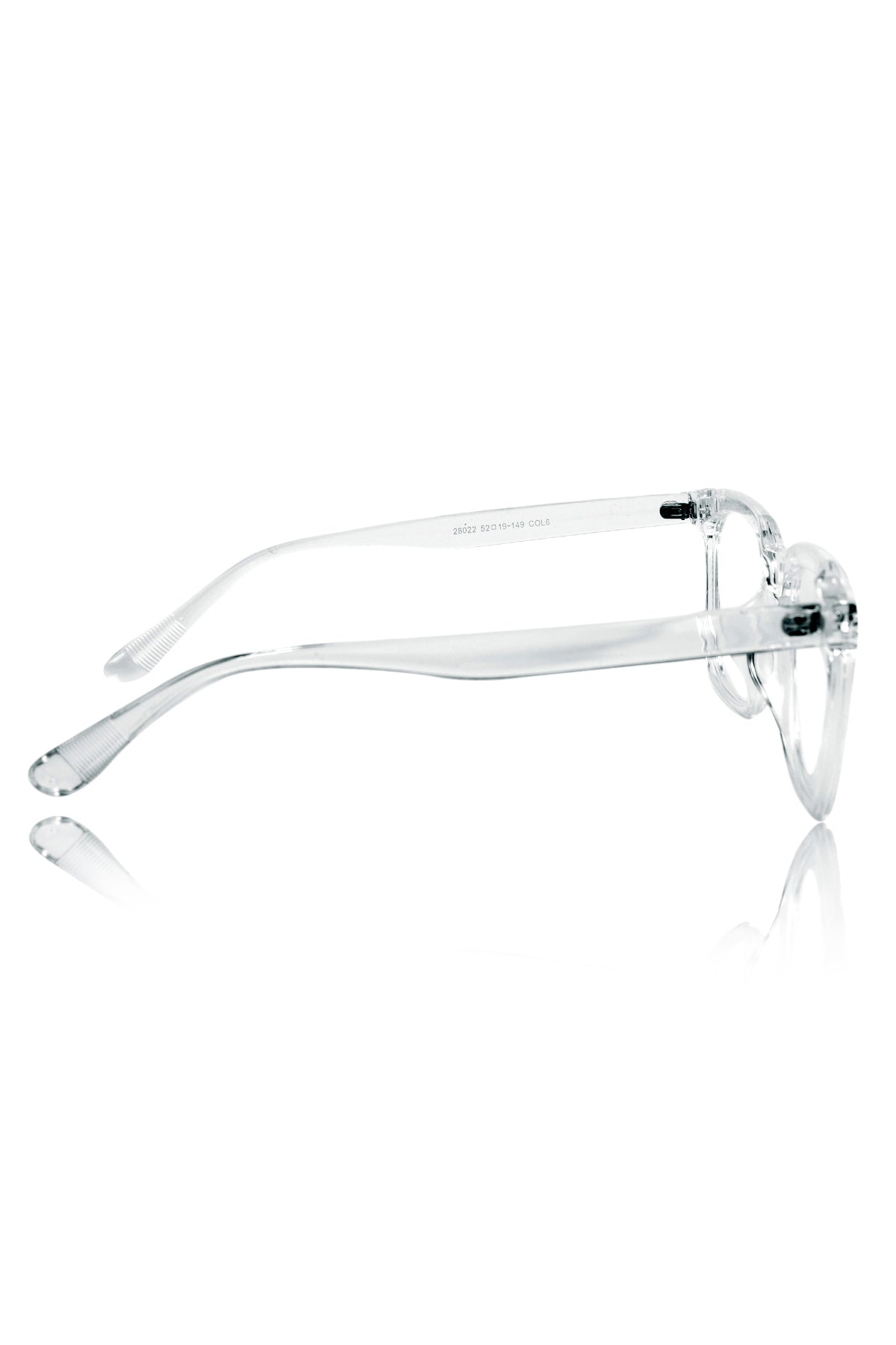 Jodykoes® Premium Series Square Transparent Eyeglasses Frame | Anti Glare Eyewear Spectacles For Men and Women (Transparent)