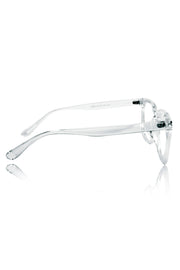 Jodykoes® Premium Series Square Transparent Eyeglasses Frame | Anti Glare Eyewear Spectacles For Men and Women (Transparent)