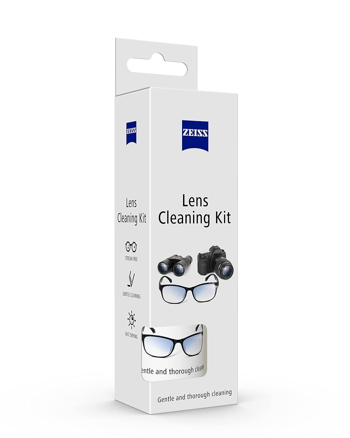 ZEISS Lens Cleaning Solution Kit 30ml with Microfiber Cloth- Pack of 1 | Perfect Lens Cleaner for Spectacles, Eyeglasses, Sunglasses, Camera Lenses and Binoculars
