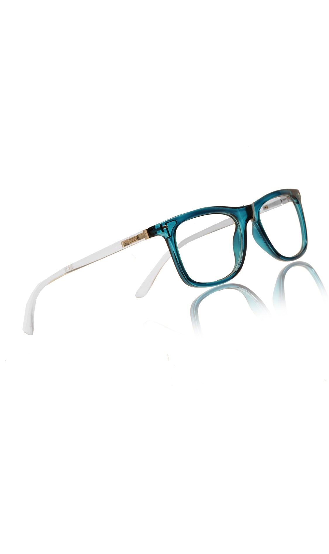 Jodykoes® Colour Frame Series Eyewears | Blue Rays Protection Warfare Stylish Spectacles With Anti Glare Eyeglasses For Men and Women Eyewears (Turquoise Blue)
