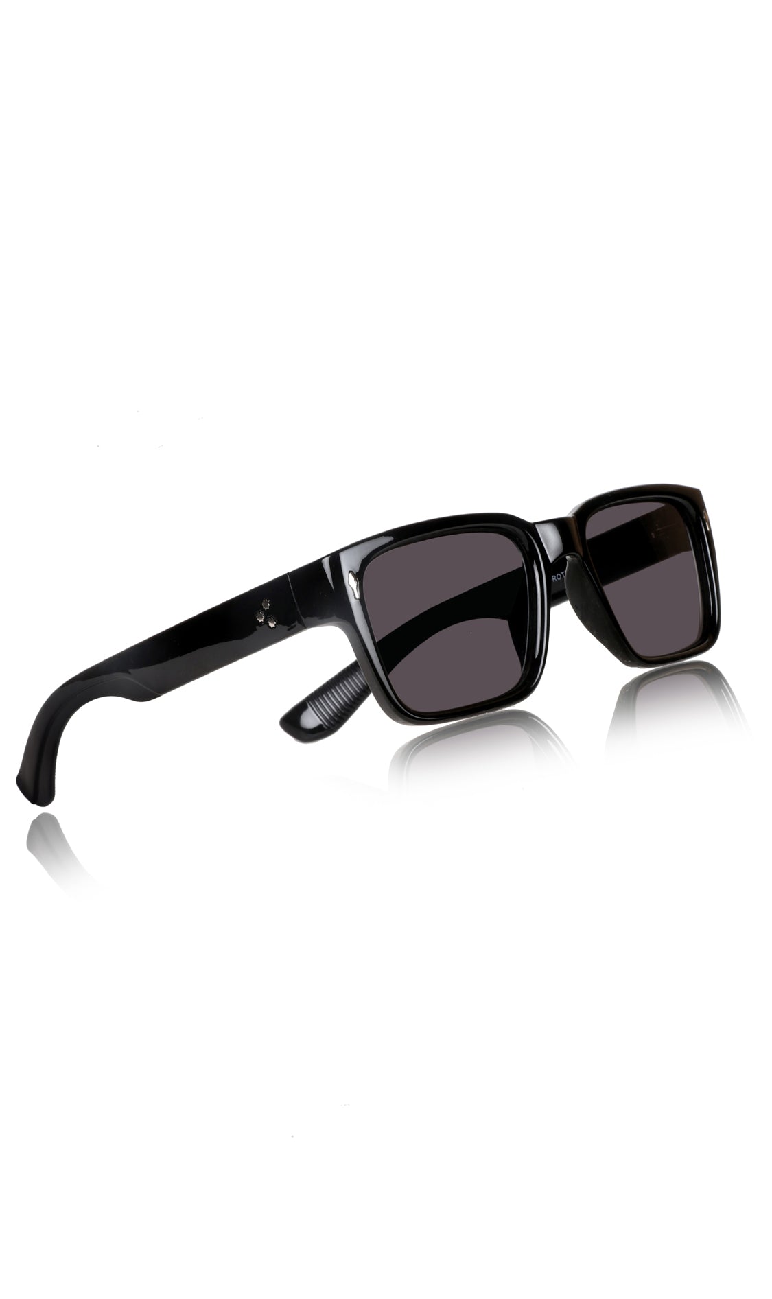 Jodykoes® Premium Series Rectangle UV Protection Sunglasses | Fashionable Sun Shades Comfortable Eyewear Eyeglasses for Men and Women (Black)