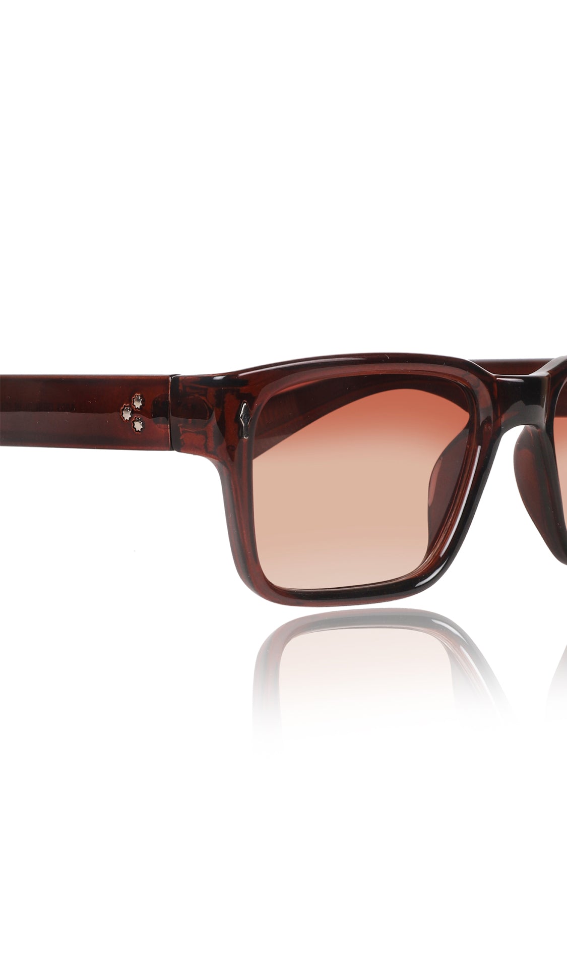 Jodykoes® Premium Series Rectangle UV Protection Sunglasses | Fashionable Sun Shades Comfortable Eyewear Eyeglasses for Men and Women (Brown) - Jodykoes ®