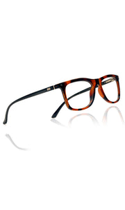Jodykoes® Colour Frame Series Eyewears | Blue Rays Protection Warfare Stylish Spectacles With Anti Glare Eyeglasses For Men and Women Eyewears (Leopard Print)