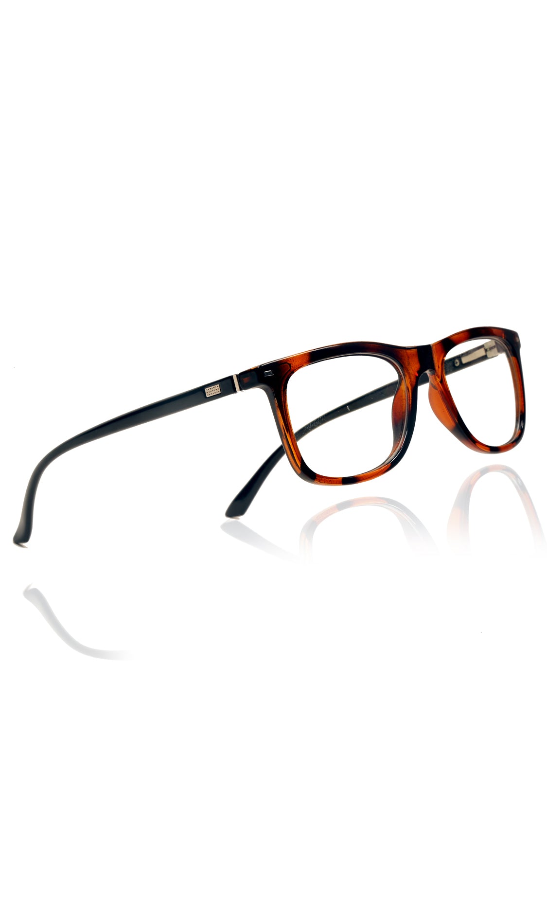 Jodykoes® Colour Frame Series Eyewears | Blue Rays Protection Warfare Stylish Spectacles With Anti Glare Eyeglasses For Men and Women Eyewears (Leopard Print)