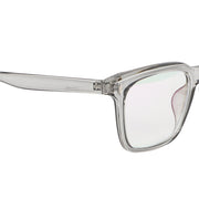 Jodykoes Square Transparent Type Look Stylish Frame (Grey Transparent)