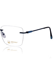 Jodykoes Square Signature Rimless Frame (Blue)