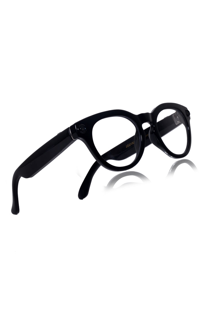 Jodykoes Round Smart Glasses with Camera & Audio (Beta AI)