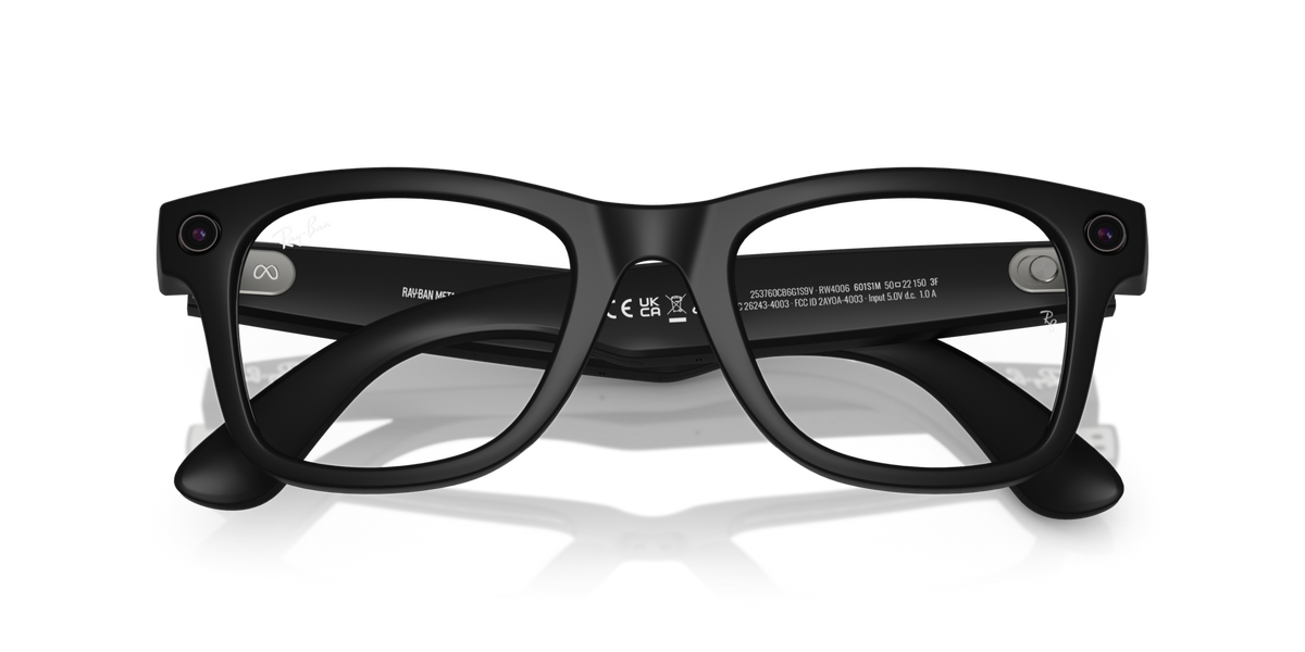 Ray-Ban Meta AI RW4006 (Wayfarer) Spectacle Black with Transitions Large