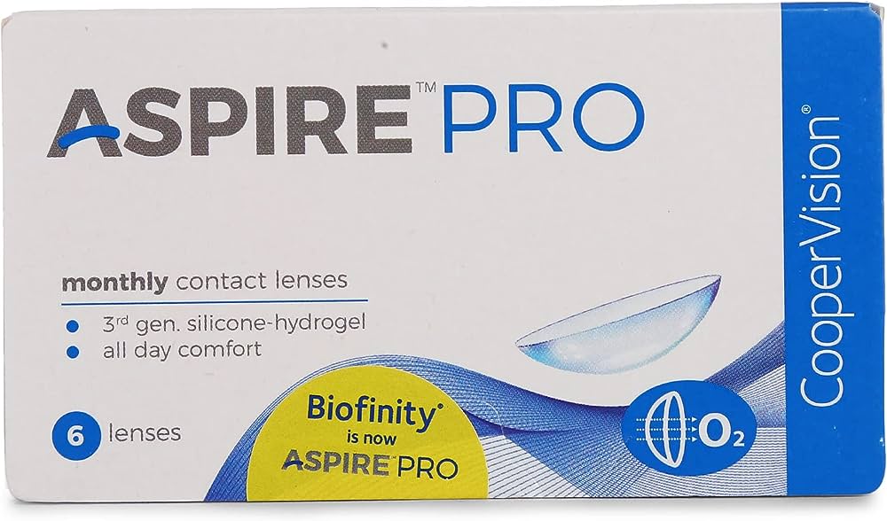 Cooper Vision Aspire Pro Monthly Contact Lens (6 Lens/Box) - Jodykoes ®