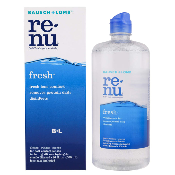 Bausch & Lomb Renu Fresh Multipurpose Solution - 500 Ml