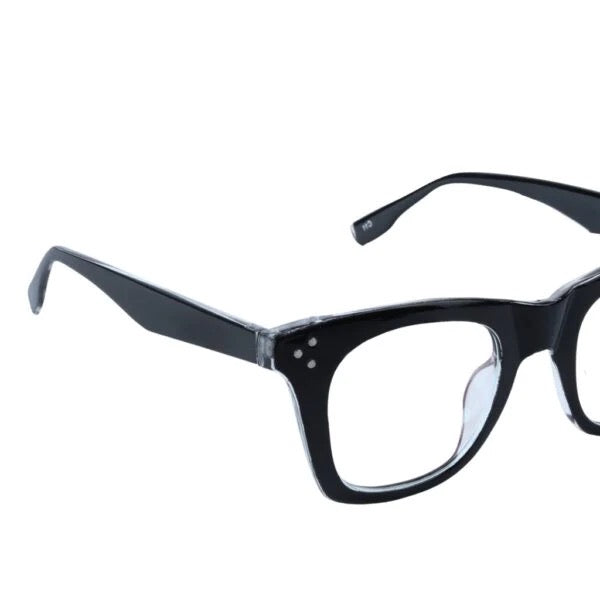 Jodykoes® Nerdy Vintage Design Bold Thick Zero Power Computer Glasses With Anti Glare For Men and Women Frames Spectacles Eyeglasses (Black)