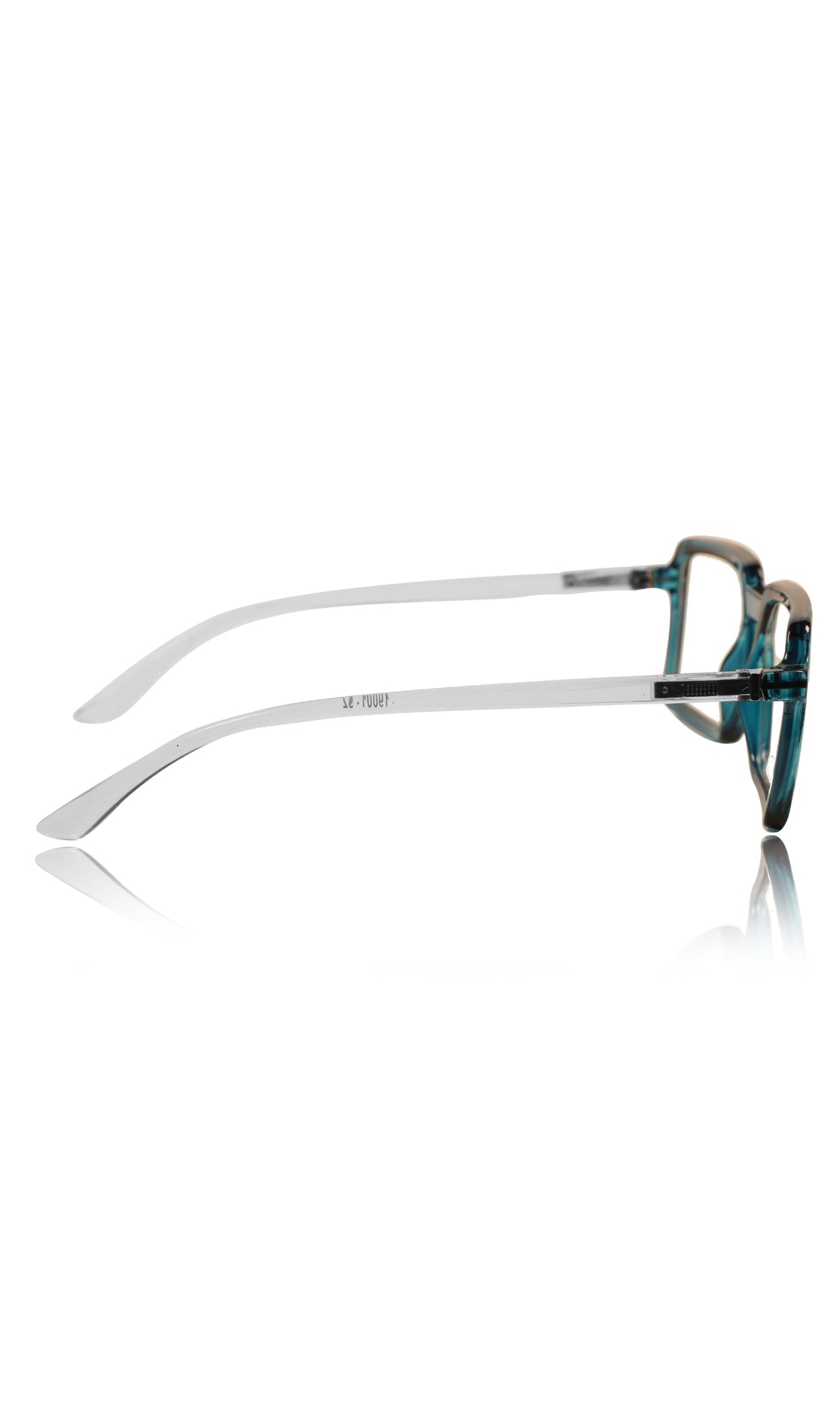 Jodykoes® Colour Frame Series Eyewears | Blue Rays Protection Square Stylish Spectacles With Anti Glare Eyeglasses For Men and Women Eyewears (Turquoise Blue)