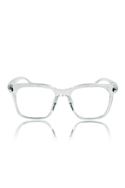 Jodykoes® Premium Series Square Transparent Eyeglasses Frame | Anti Glare Eyewear Spectacles For Men and Women (Transparent)