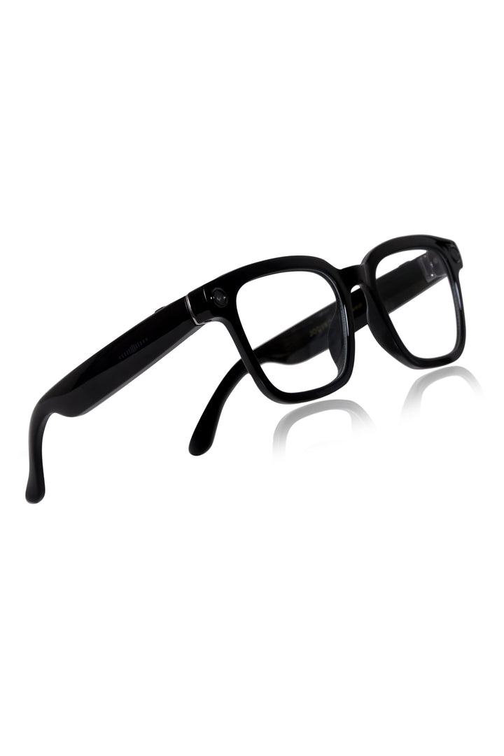 Jodykoes Square Smart Glasses with Camera & Audio (Beta AI)