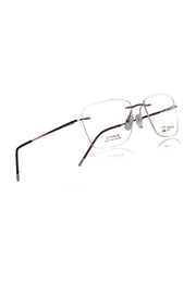 Jodykoes Square Signature Rimless Frame (Gold)