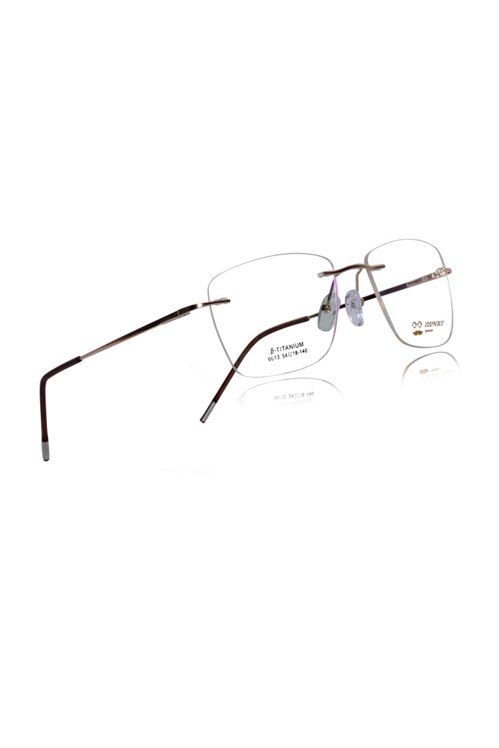 Jodykoes Square Signature Rimless Frame (Gold)