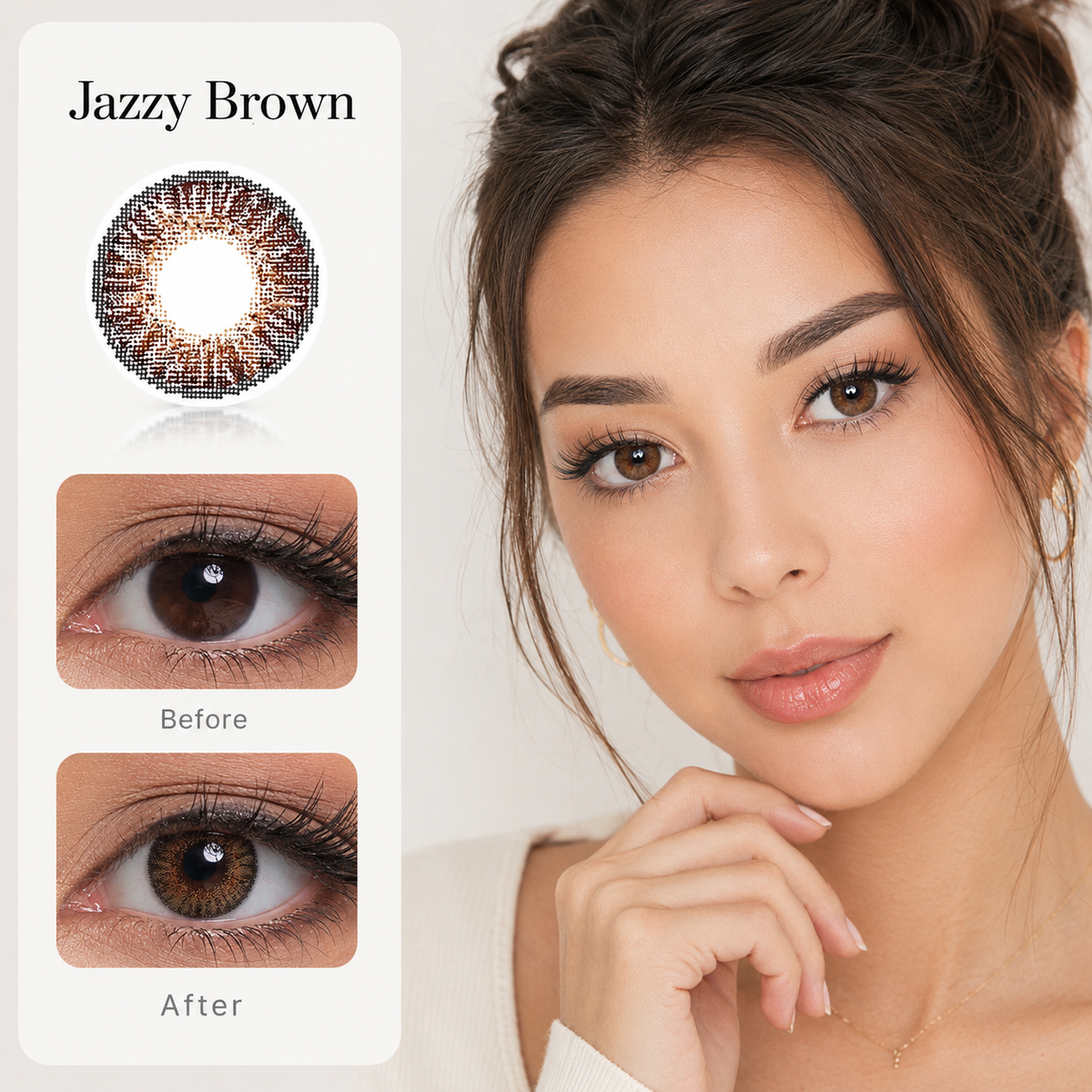Celebration Monthly Colour Toric Contact Lens for Astigmatism – 1 Lens/Box (Groovy Gray)