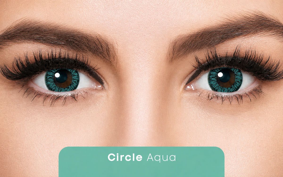 Bausch + Lomb Lacelle Circle Colour Monthly Contact Lens – Aqua Single Lens Pack