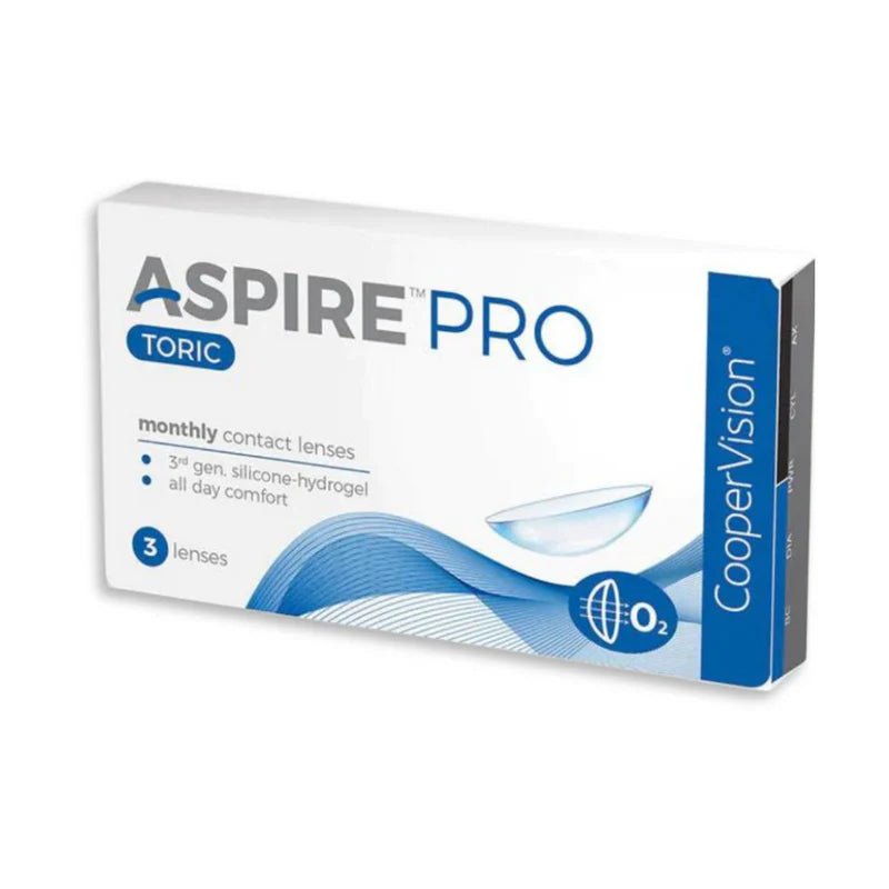 Cooper Vision Aspire Pro Toric Monthly Contact Lens For Astigmatism (3 Lens/box)