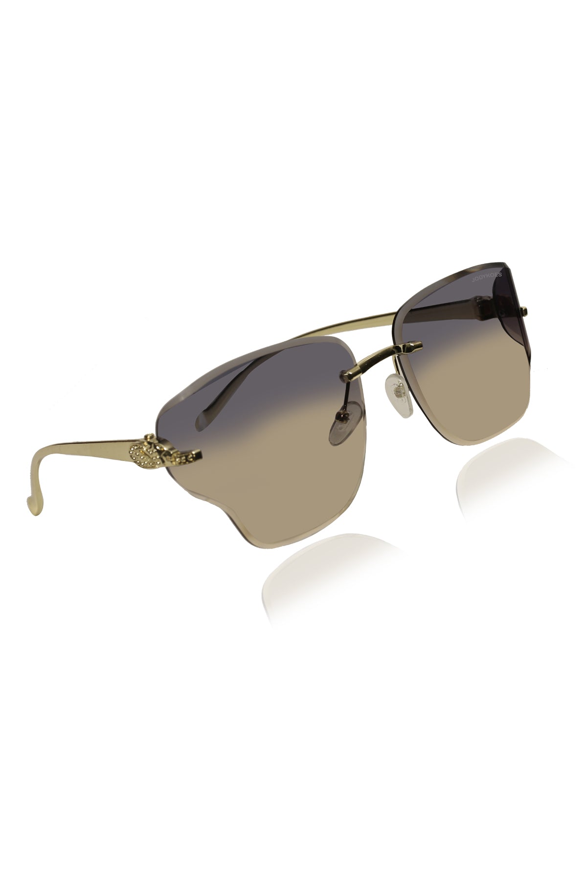 Jodykoes Legacy Rimless Sunglasses | UV400 Protection | Lightweight Stylish Eyewear
