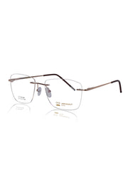 Jodykoes Square Signature Rimless Frame (Gold)