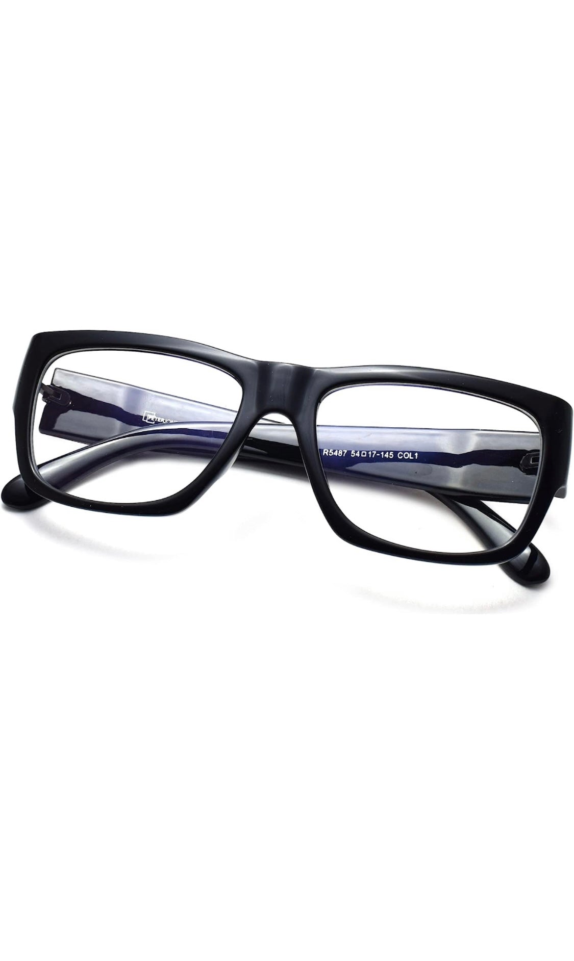 Jodykoes Thick Frame Unisex Anti Glare Eyeglasses Eyewear Spectacle (Black) - Jodykoes ®