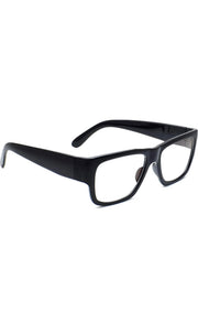Jodykoes Thick Frame Unisex Anti Glare Eyeglasses Eyewear Spectacle (Black)