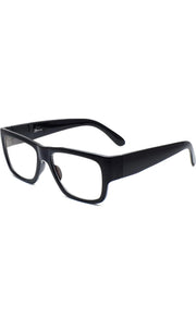 Jodykoes Thick Frame Unisex Anti Glare Eyeglasses Eyewear Spectacle (Black)