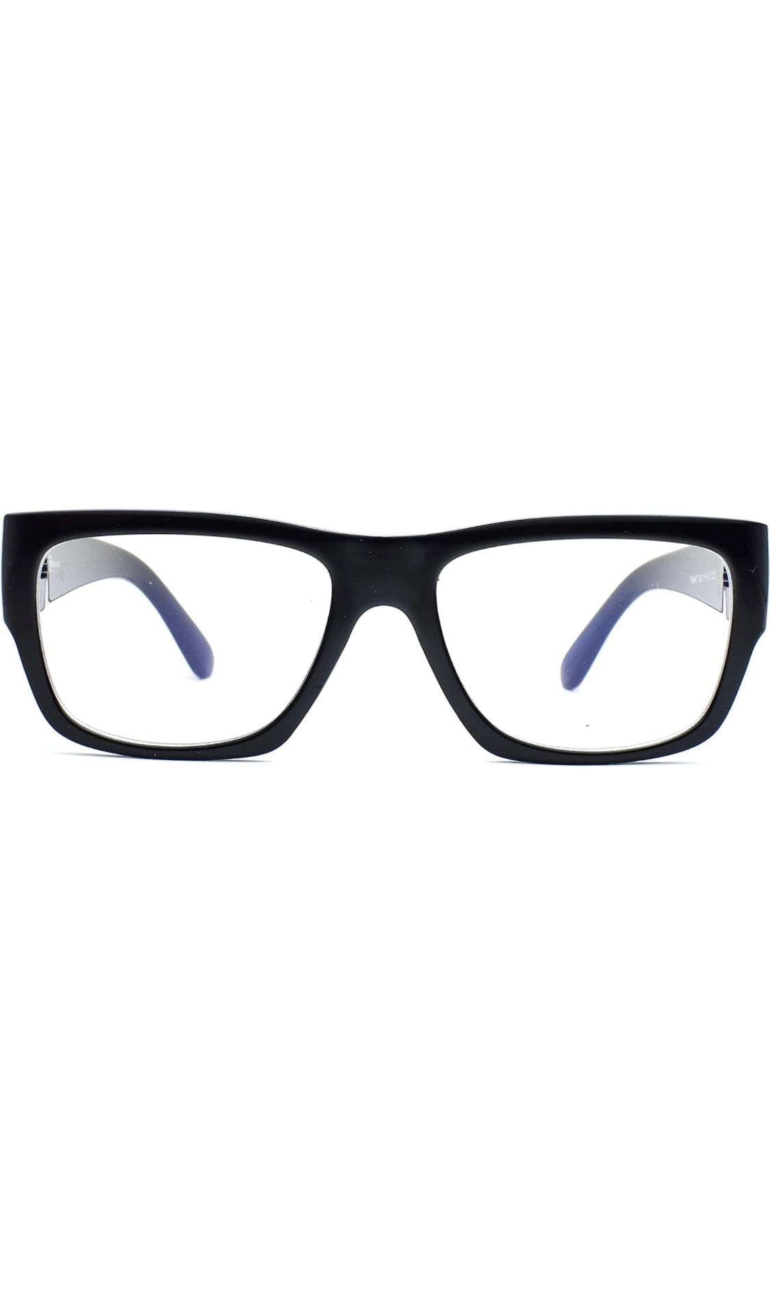Jodykoes Thick Frame Unisex Anti Glare Eyeglasses Eyewear Spectacle (Black)