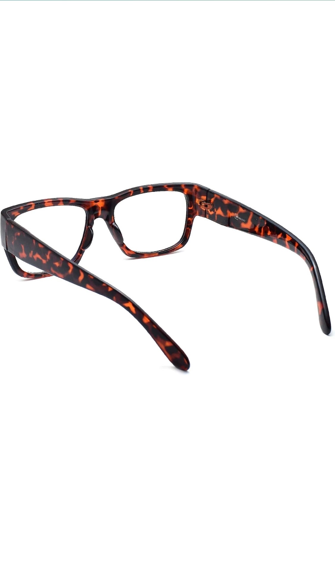 Jodykoes Thick Frame Unisex Anti Glare Eyeglasses Eyewear Spectacle (Leopard Print)