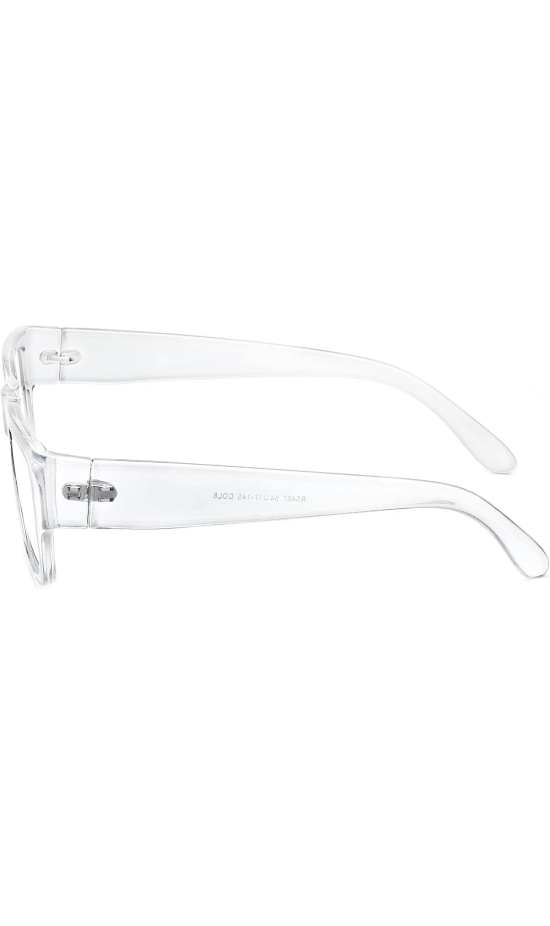 Jodykoes Thick Frame Unisex Anti Glare Eyeglasses Eyewear Spectacle (Transparent) - Jodykoes ®