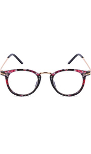 Jodykoes® Blue Light Blocking Blue Cut Zero Power Anti-Glare Retro Round Eyeglasses |UV Protection| Men & Women| Eye Protection Frame for Computer/Tablet/Laptop/Mobile/TV (Multicolour)