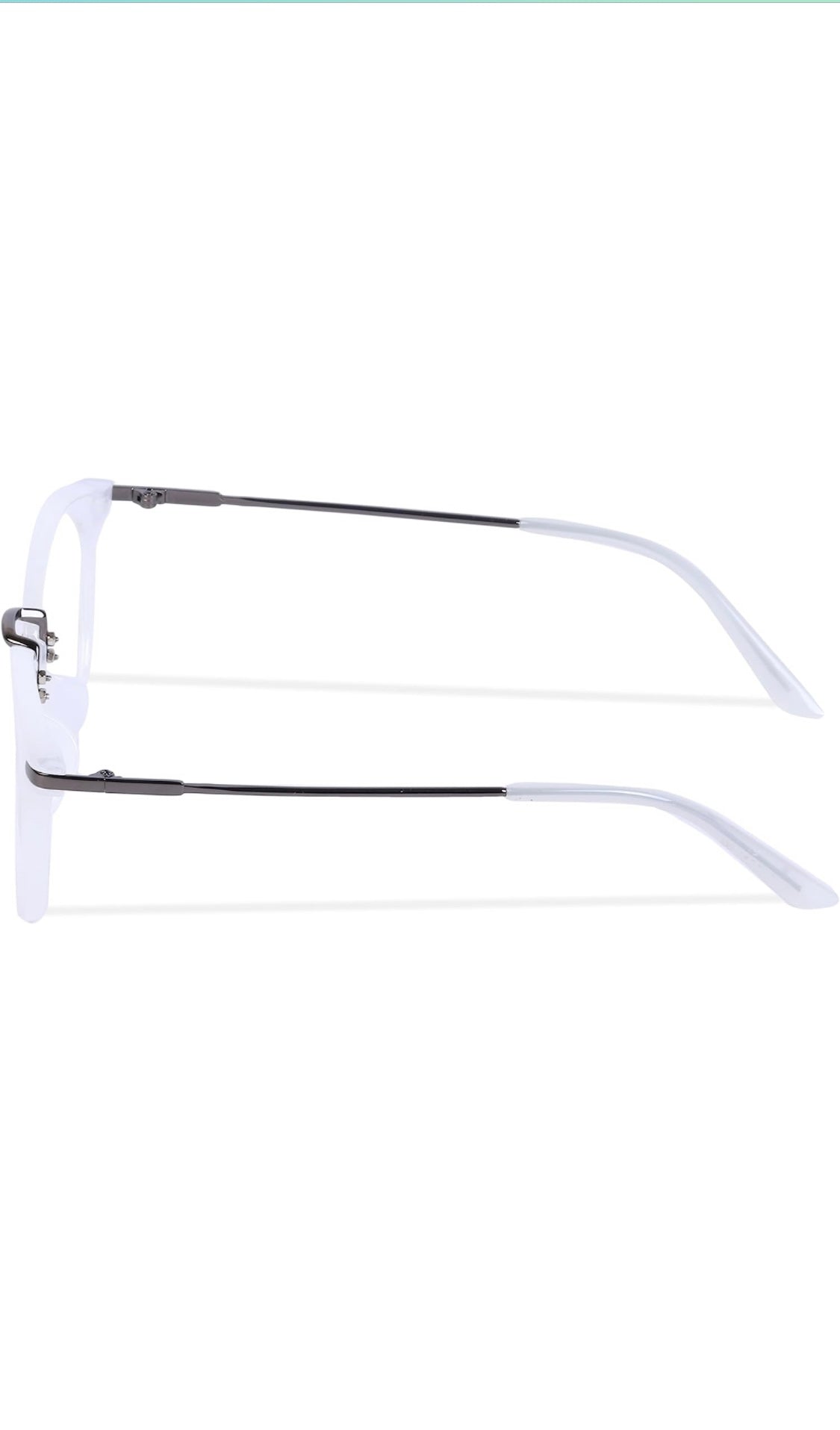 Jodykoes® Blue Light Blocking Blue Cut Zero Power Anti-Glare Retro Round Eyeglasses |UV Protection| Men & Women| Eye Protection Frame for Computer/Tablet/Laptop/Mobile/TV (Milky White)