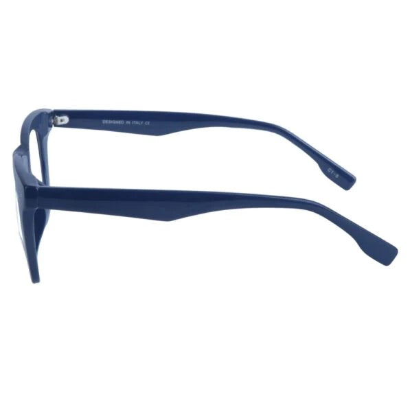 Jodykoes® Nerdy Vintage Design Bold Thick Zero Power Computer Glasses With Anti Glare For Men and Women Frames Spectacles Eyeglasses (Blue)