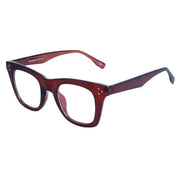 Jodykoes® Nerdy Vintage Design Bold Thick Zero Power Computer Glasses With Anti Glare For Men and Women Frames Spectacles Eyeglasses (Brown)