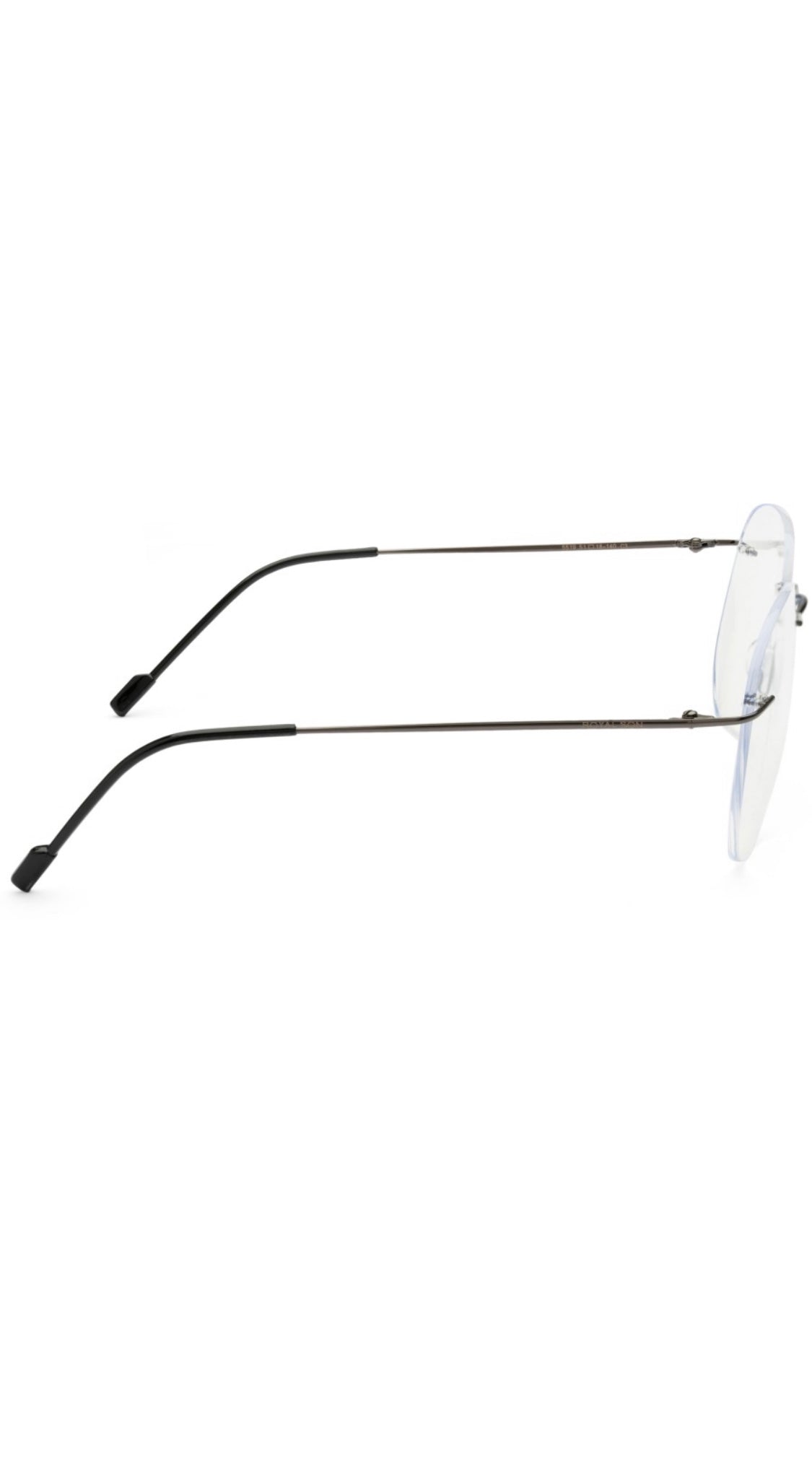 Rimless aviator sales eyeglasses