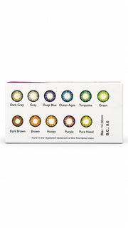 Aura by Netra Prescription Monthly Colour Contact Lenses - Deep Blue
