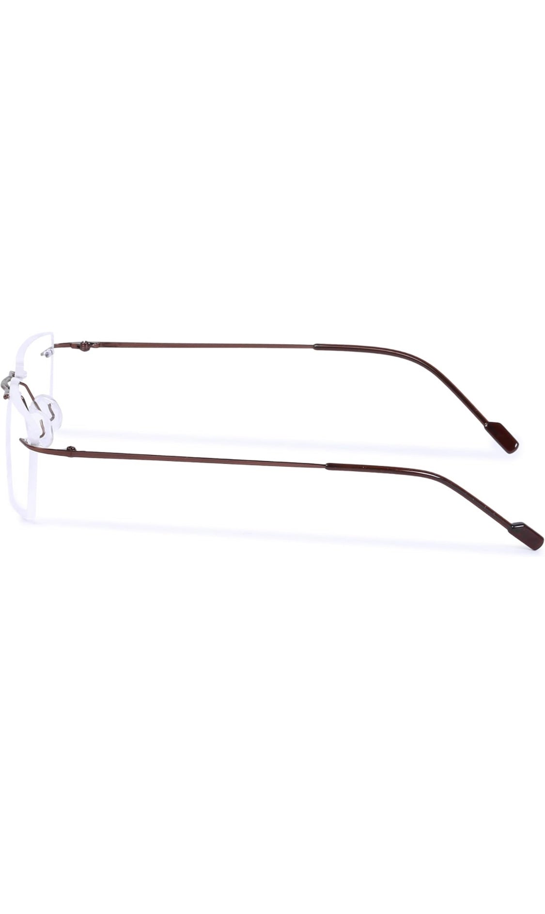 Jodykoes Rectangle Signature Rimless Frame