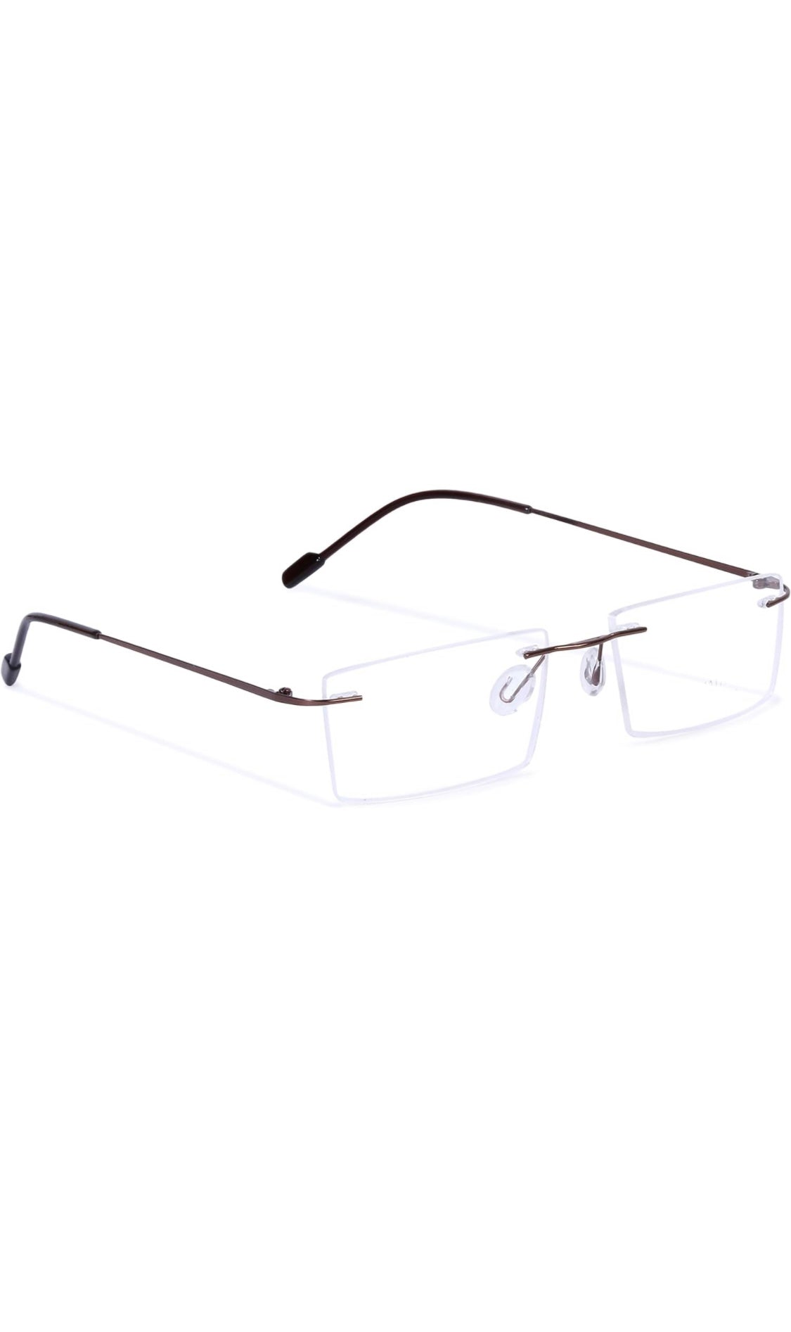 Jodykoes Rectangle Signature Rimless Frame