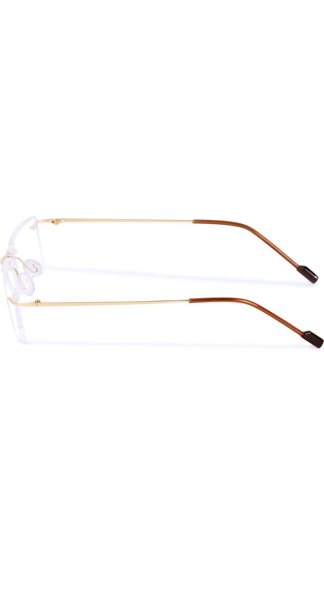Jodykoes Rectangle Signature Rimless Frame